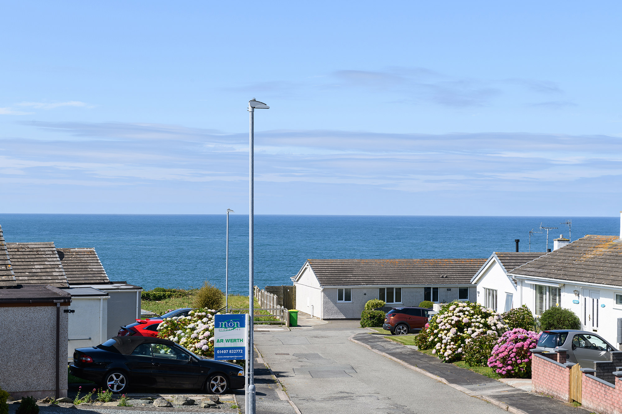 Sea view from near Gwendon Holiday Home in Amlwch, Anglesey